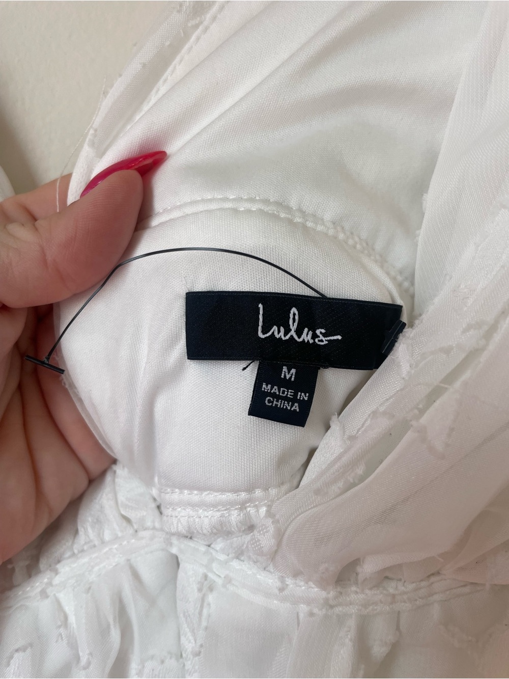 NWT Lulus All About The Flowers White Burnout Floral Ruffled Romper - Picture 7 of 9
